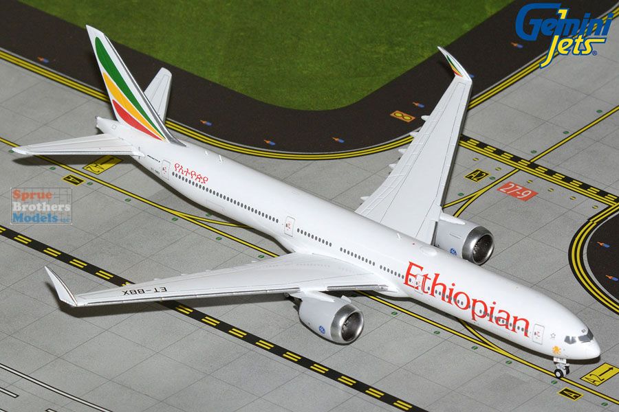 GEMGJ2280 1:400 Gemini Jets Ethiopian B777-9 Reg #ET-BBX [Folded