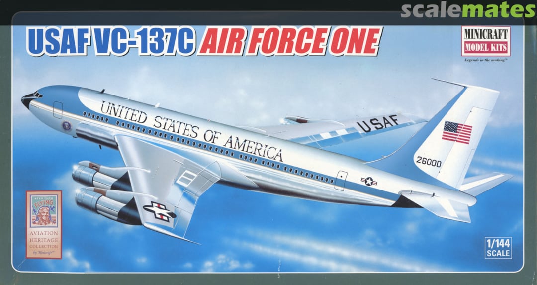 USAF VC-137C Air Force One, Minicraft Model Kits 14457