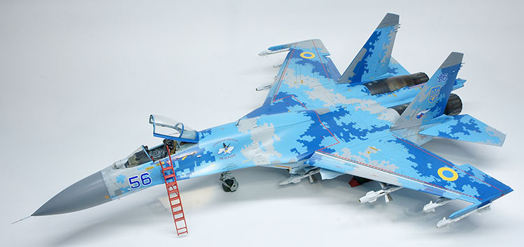 GWH Sukhoi Su-27 Flanker B 1:48 - how to build