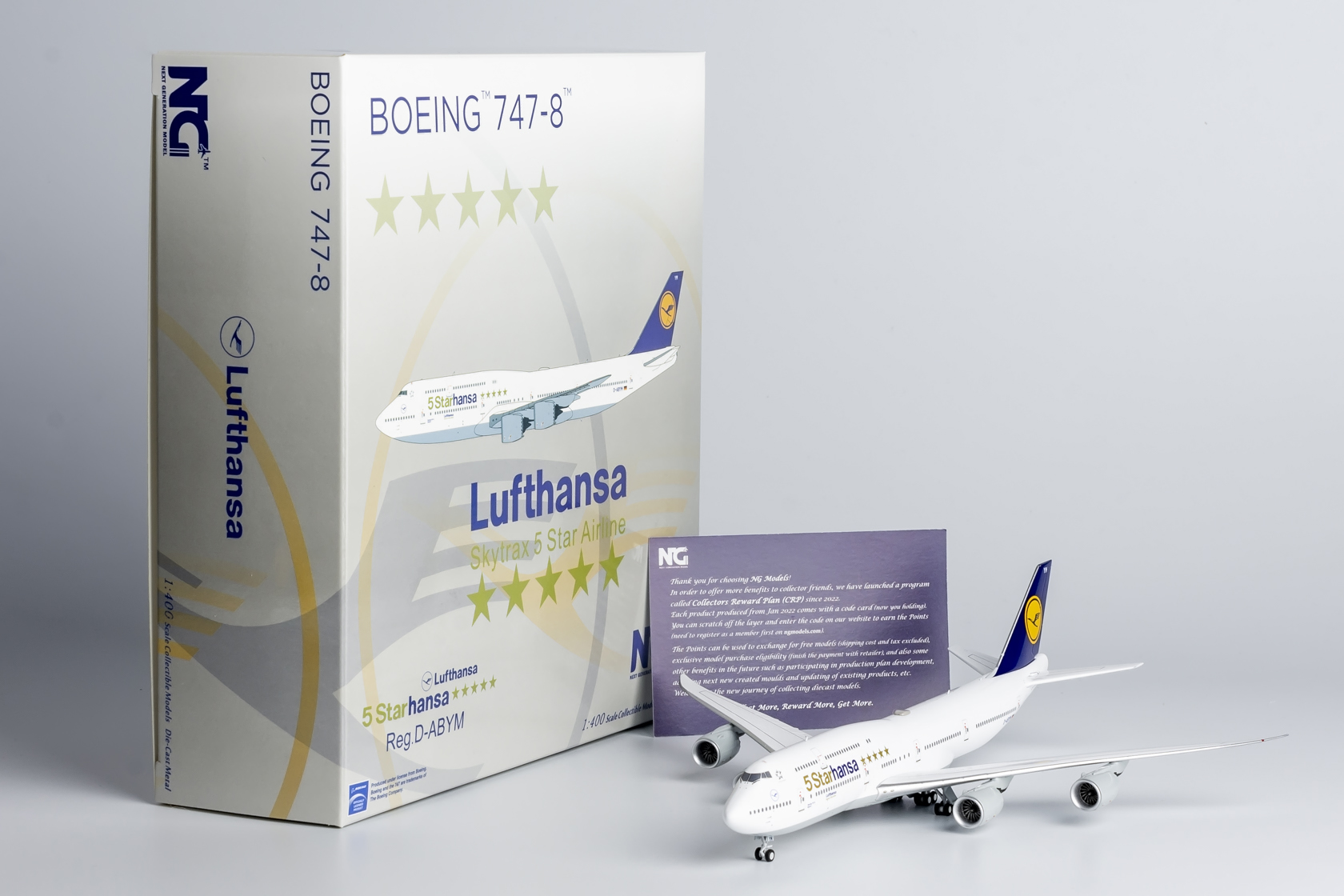 ScaleModelStore.com :: NG Models 1:400 - 78011 - Lufthansa Boeing