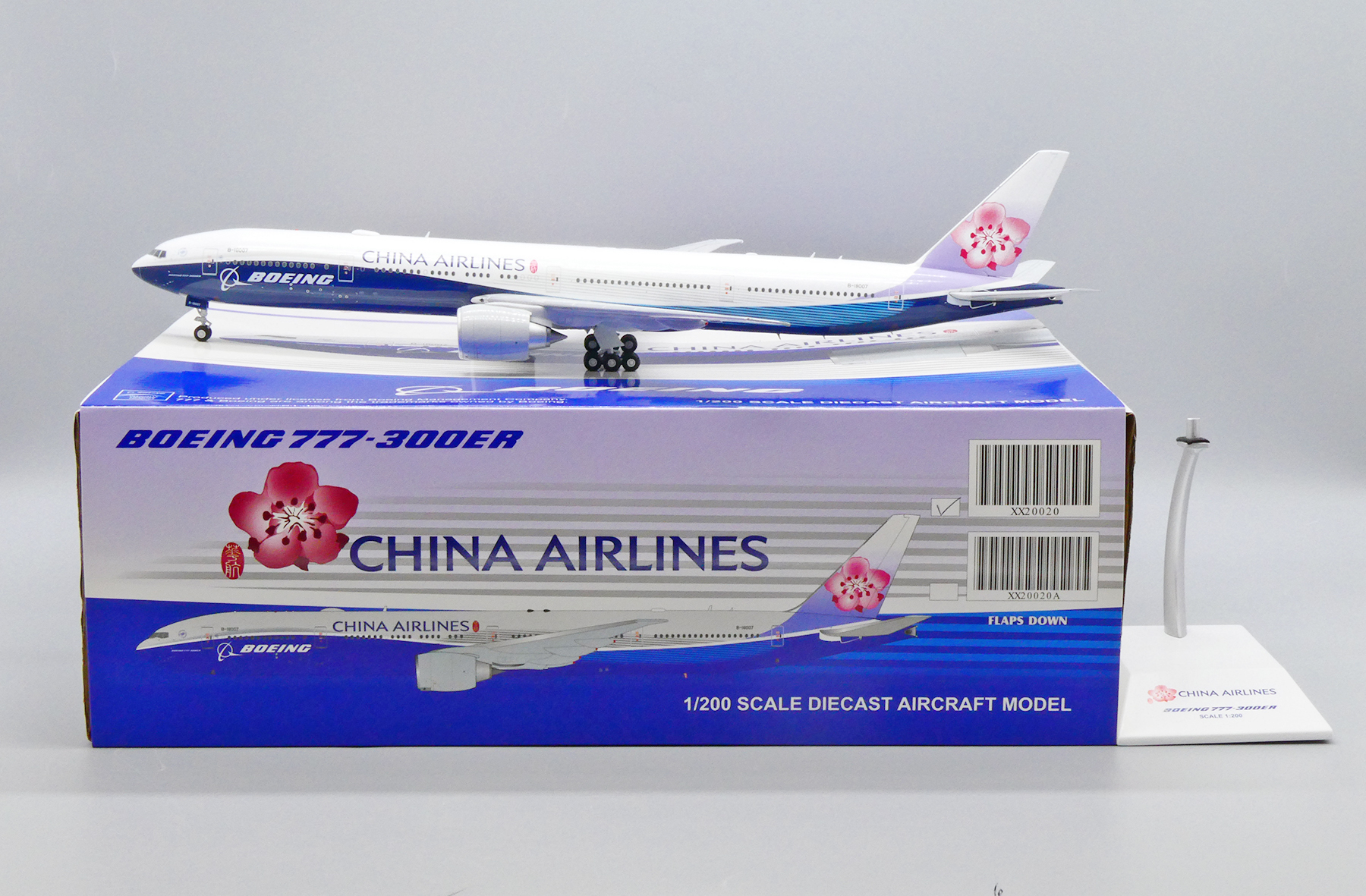 ScaleModelStore.com :: JC Wings 1:200 - XX20020 - China Airlines