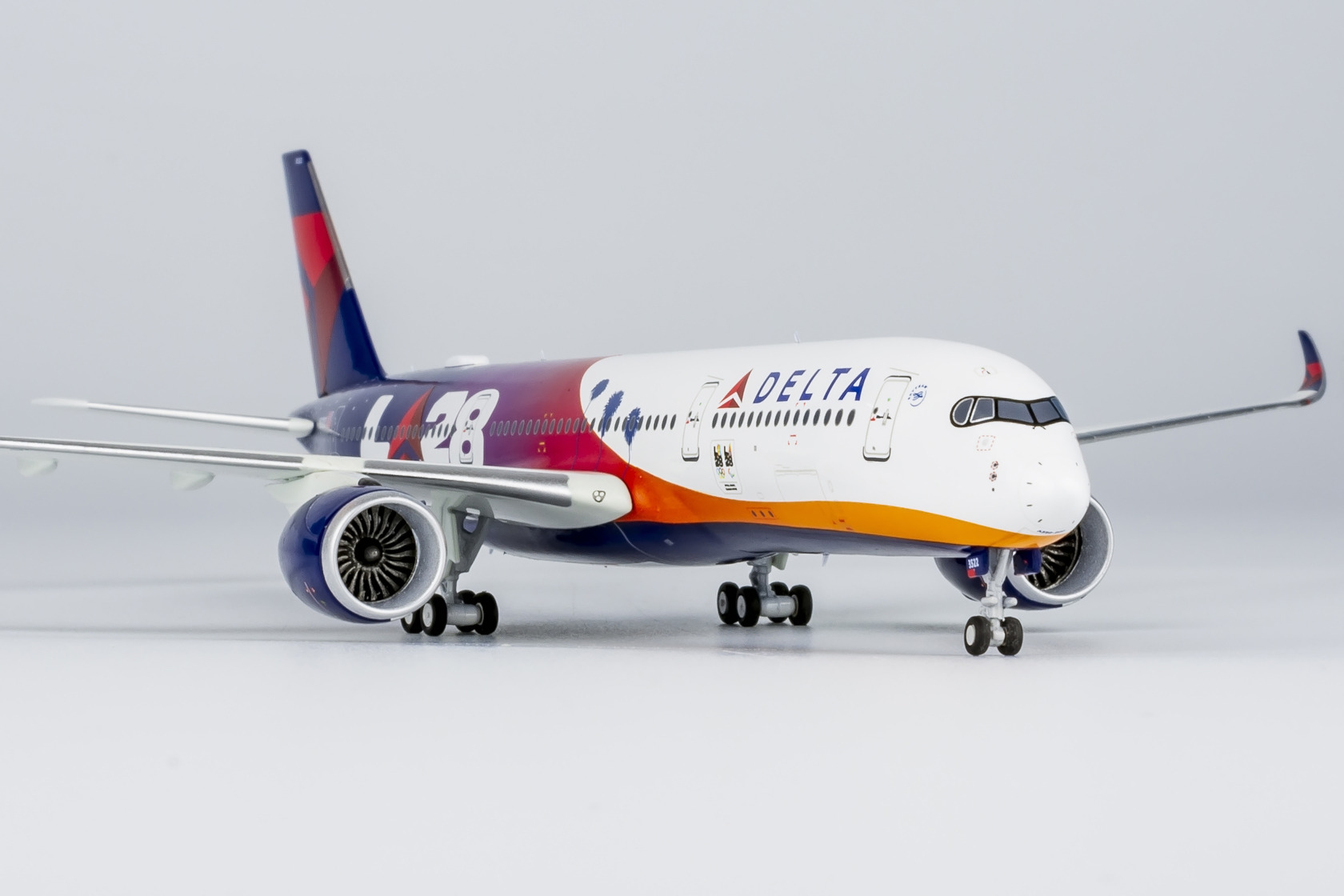 レア】デルタ航空 A350-900 特別塗装機 1/400 飛行機模型 レア】デルタ