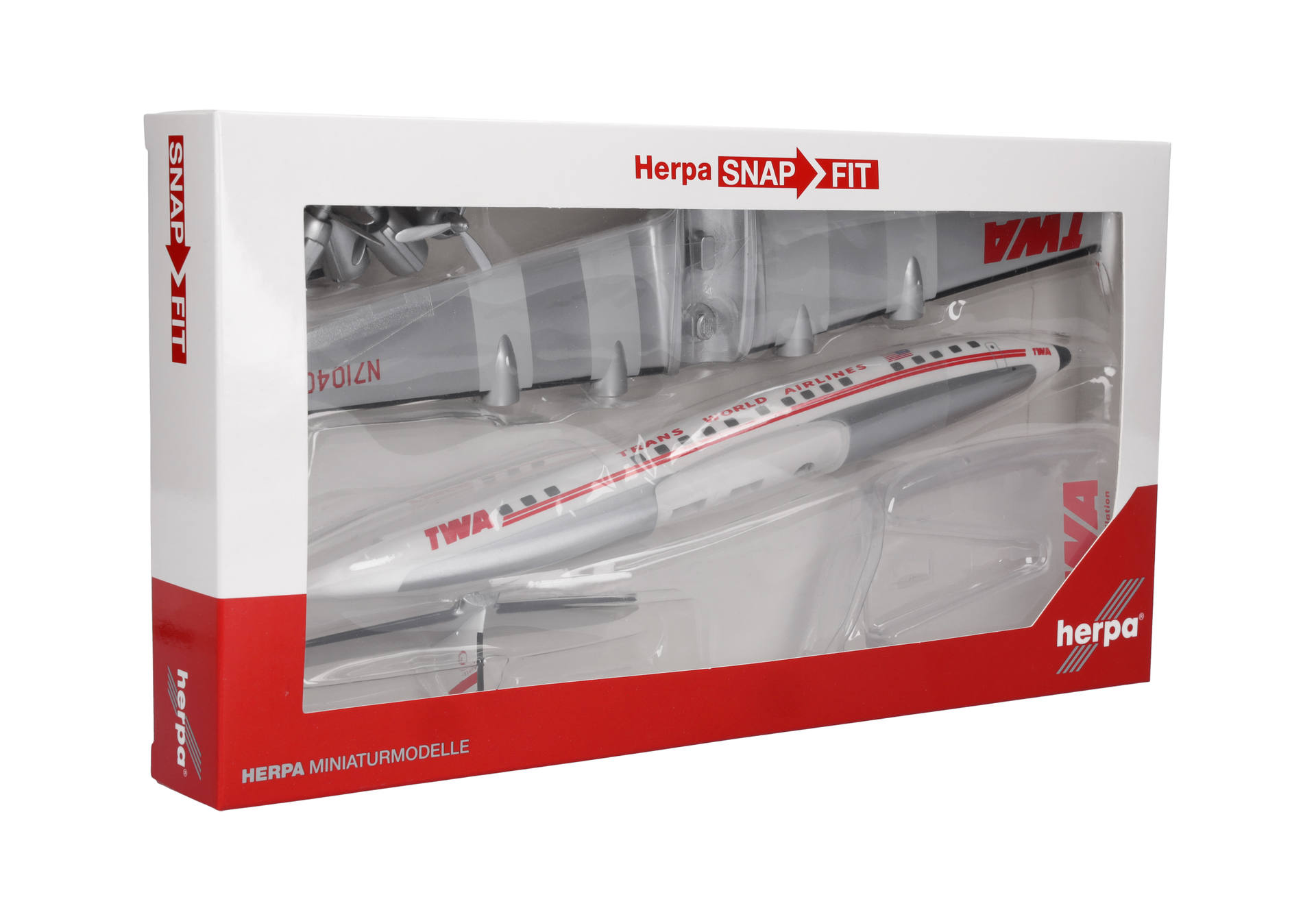 ScaleModelStore.com :: Herpa Snap-Fit 1:125 - 614467 - TWA Trans