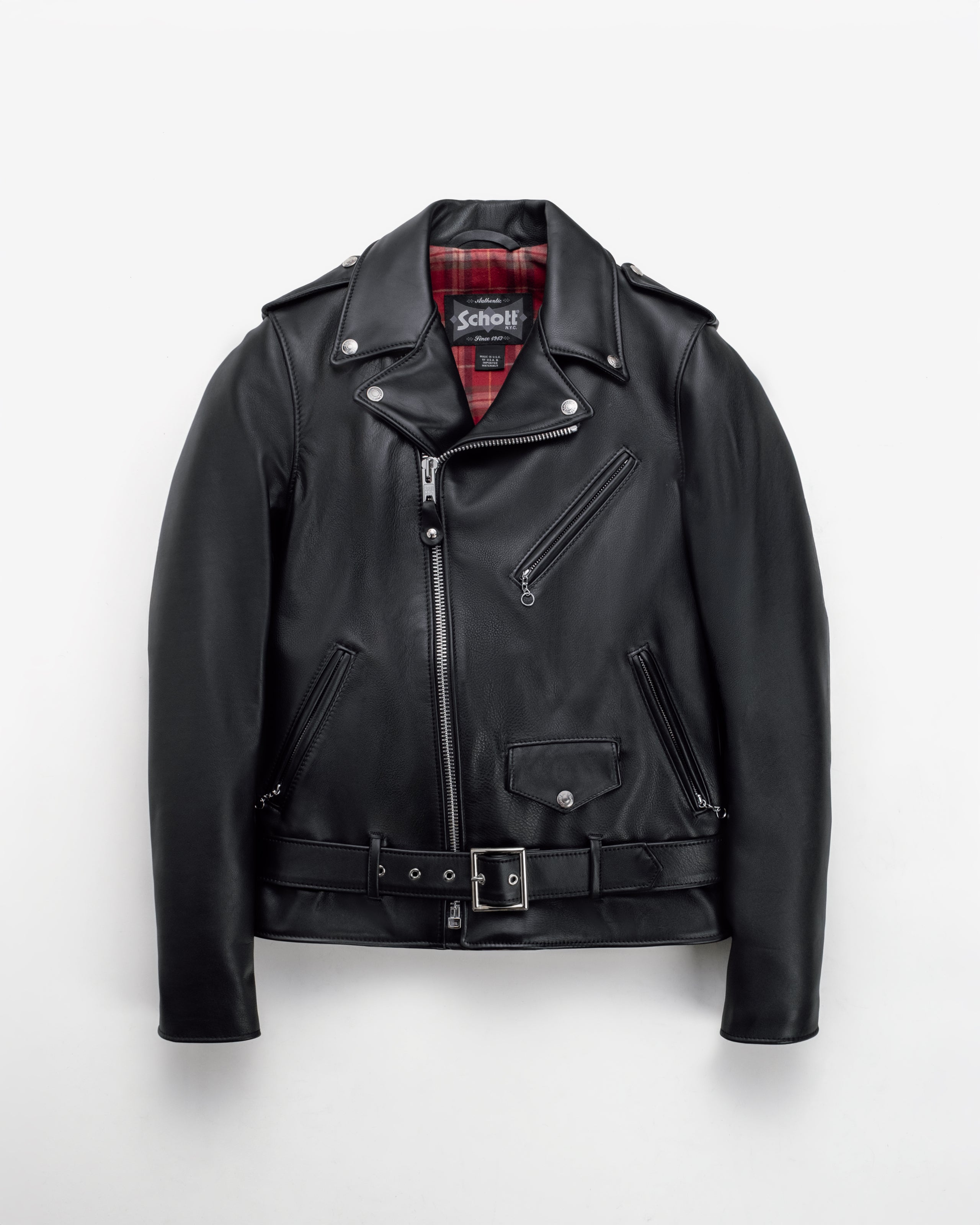 P613S | Horween 'One Star' Cowhide Perfecto® Motorcycle Jacket