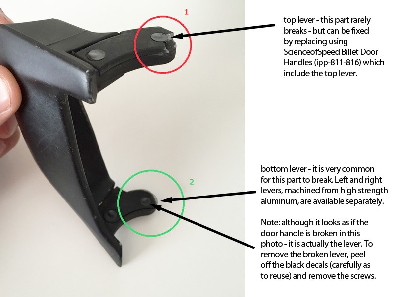 ScienceofSpeed Billet Aluminum Door Handles