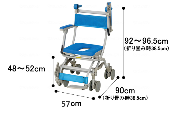 ウチエ シャトレチェアD 4輪自在 O型シート バケツ付き(STR6233