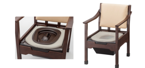 家具調トイレ トワレットチェア(533-062) 抗菌便座 介護 高齢者