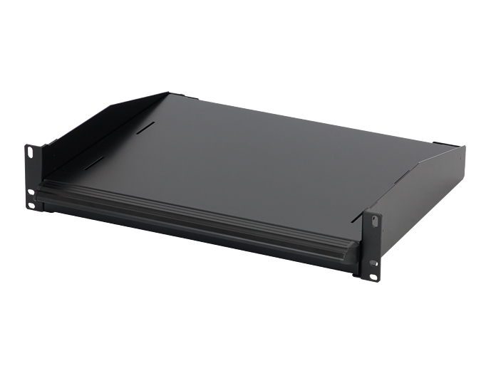 ラッチ付スライド収納棚 RSWF2 シリーズ RSWF2-0849L-N1｜19インチ