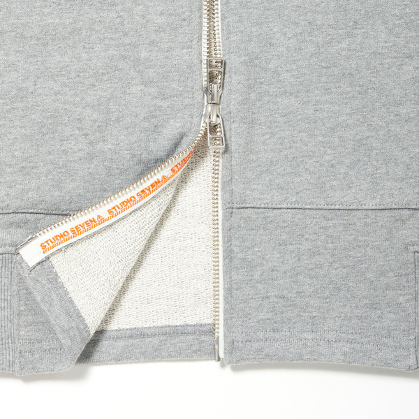 Caution Logo Basic Zip Hoodie | STUDIO SEVEN (スタジオ セブン)