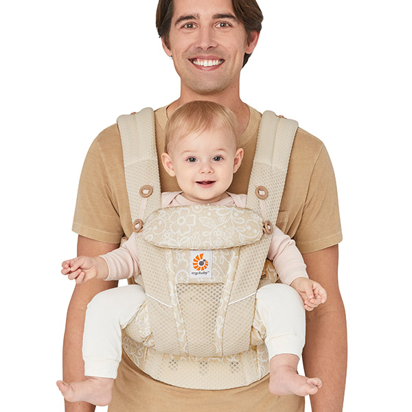 ErgoBabyCarrier オムニ ブリーズ クリームフラワーレース 専用カバー