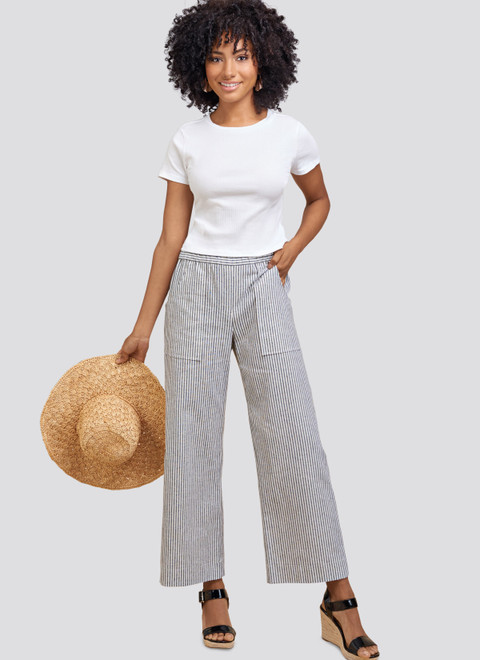Simplicity Sewing Pattern S8841 Misses' Wide or Slim Leg Pull-on