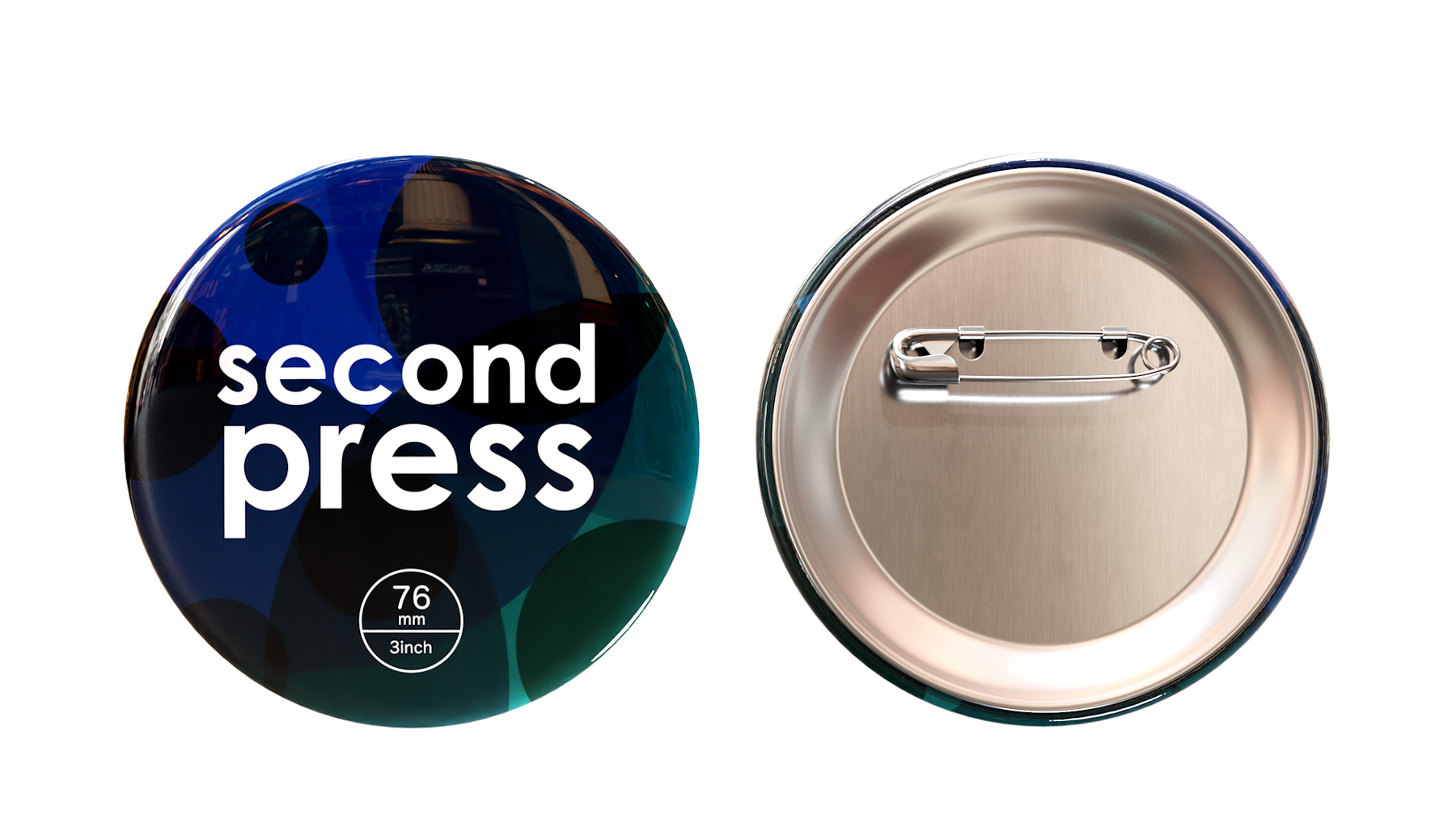 76mm缶バッジ | 缶バッジのセカンドプレス