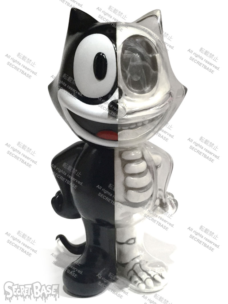 FELIX THE CAT X-RAY FULL COLOR BLACK - SECRET BASE ONLINE STORE