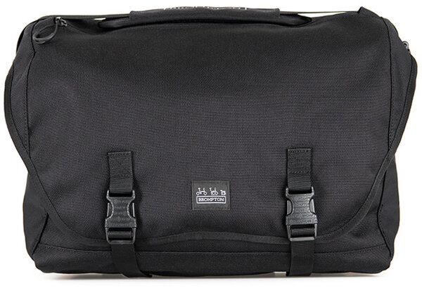 Brompton Metro Messenger Bag - Large - Black - Alameda Bicycle