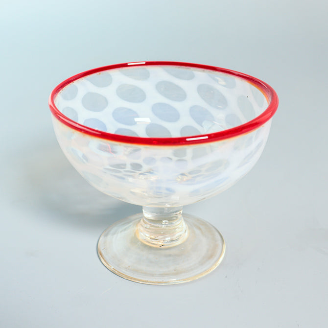 赤縁水玉文碗形氷コップ [g006] – 青梵ギャラリー