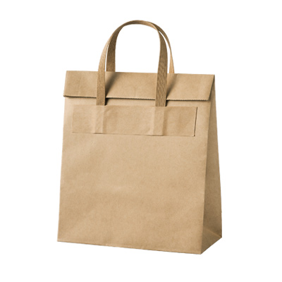 紙製保冷袋 茶 手さげ外付180×80×285: 紙袋・ポリ袋｜包装資材・梱包