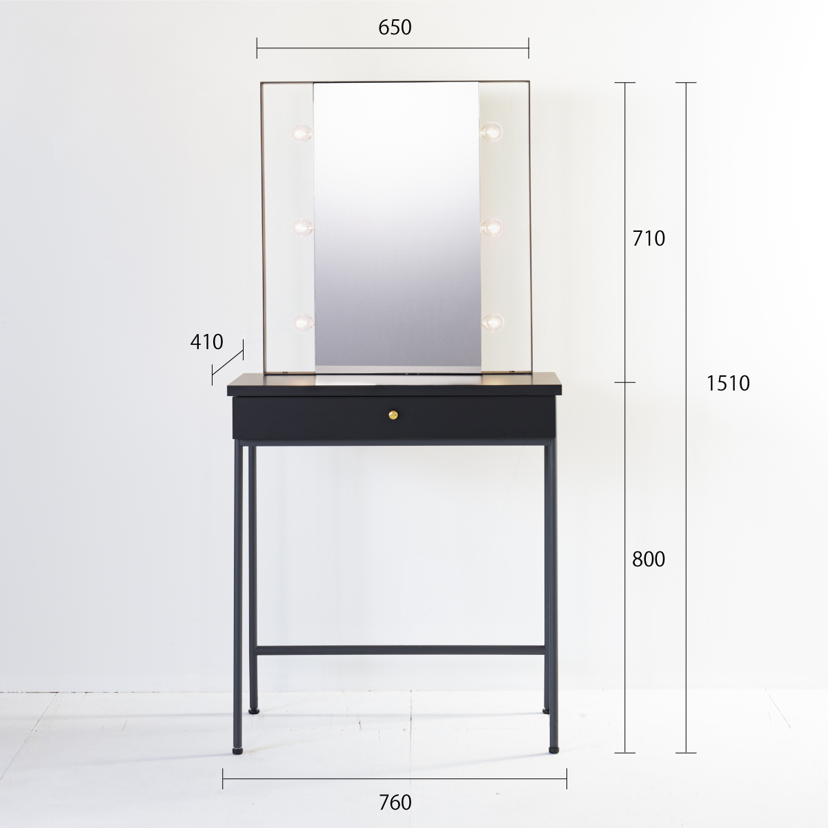 お店のオープンや店セット面サロン美容室のドレッサー女優ミラー。舗