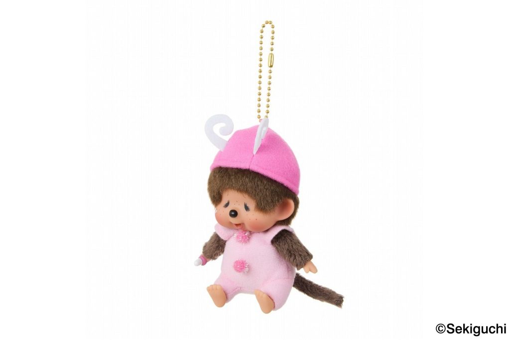 モンチッチ】モンチッチ 顔でかSSキーチェーン ちょうちょ（OS限定