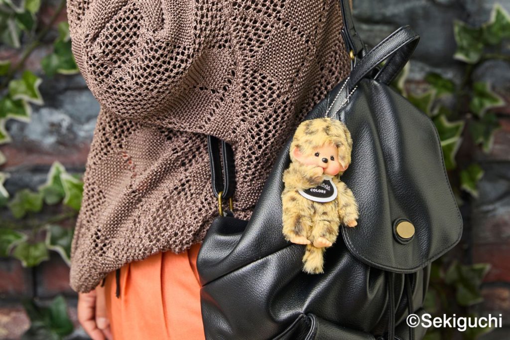 モンチッチ】モンチッチCOLORS キーチェーン ヒョウ柄 | ぬいぐるみの