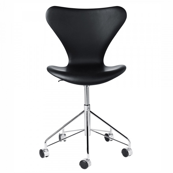 セブンチェア 3117 / フルパディングエッセンシャルレザー ブラック