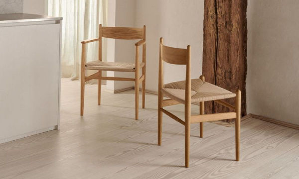 CH37 アームチェア SH43cm / オーク材 オイル仕上げ 日本サイズCarl