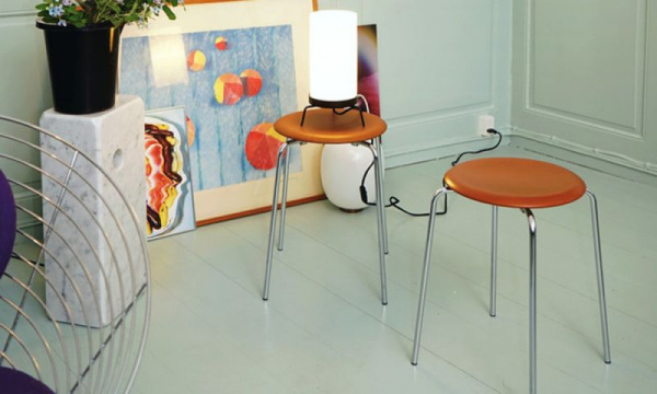 ドットスツール / ワイルドレザー ウォルナットFRITZ HANSEN（フリッツ