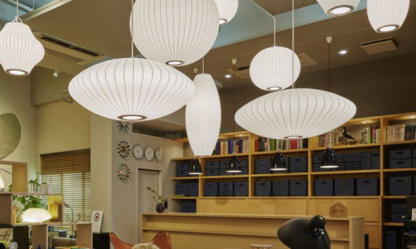 ネルソン ソーサー バブル ペンダントライトLHerman Miller（ハーマン