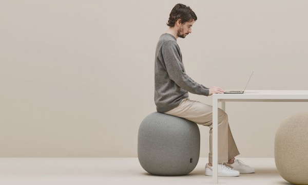 バランスボール マロウ ニット / グレー& MEDICAL（アンド メディカル