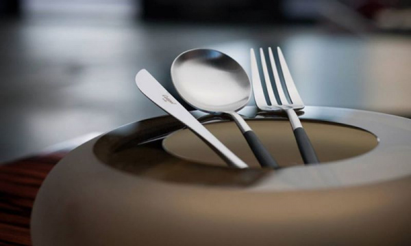 テーブルスプーン ゴア GOA / ブラック×シルバーCutipol（クチポール