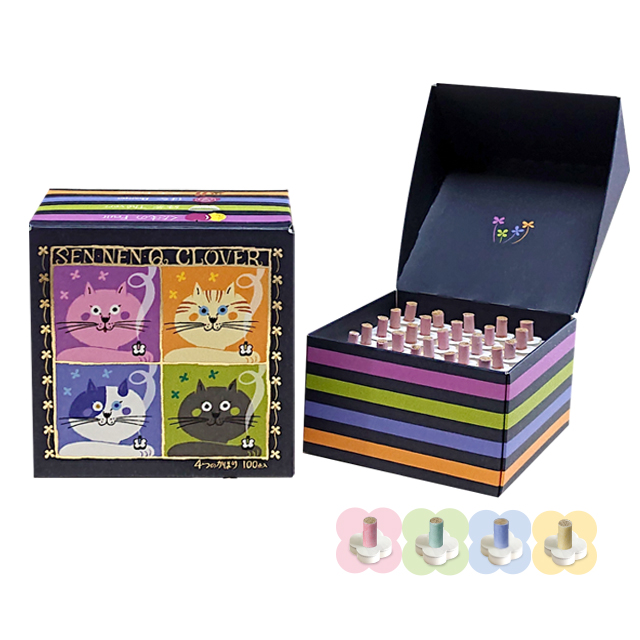 香りがえらべるお灸 せんねん灸 クローバー 4つの香り