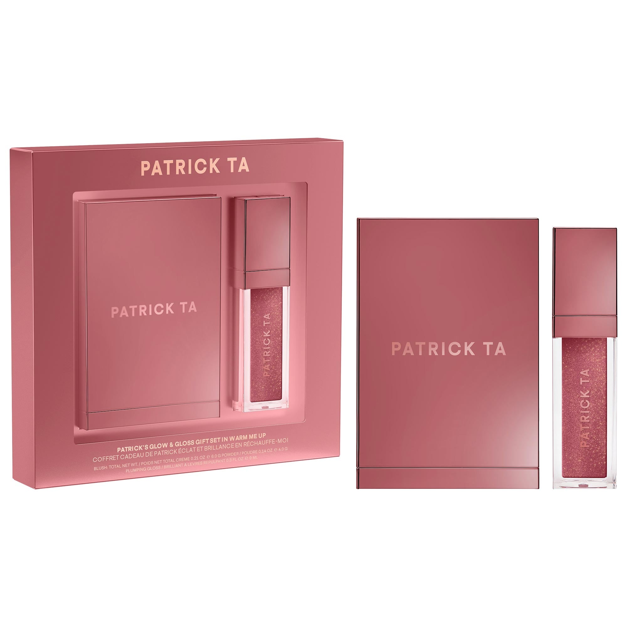 Patrick's Glow and Gloss Set: Major Headlines Blush Duo and Lip