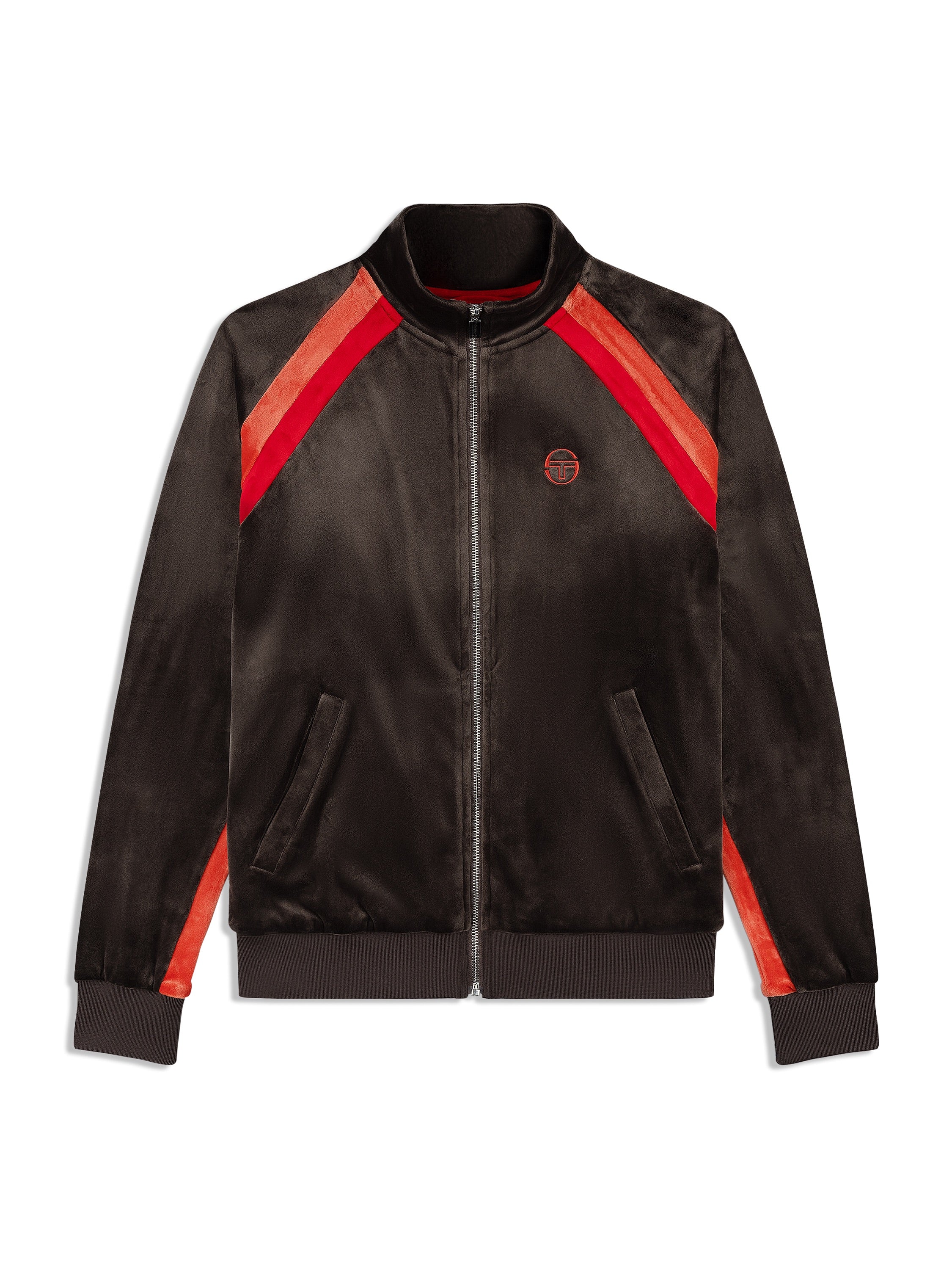Banda Velour Track Jacket- Mulch – Sergio Tacchini