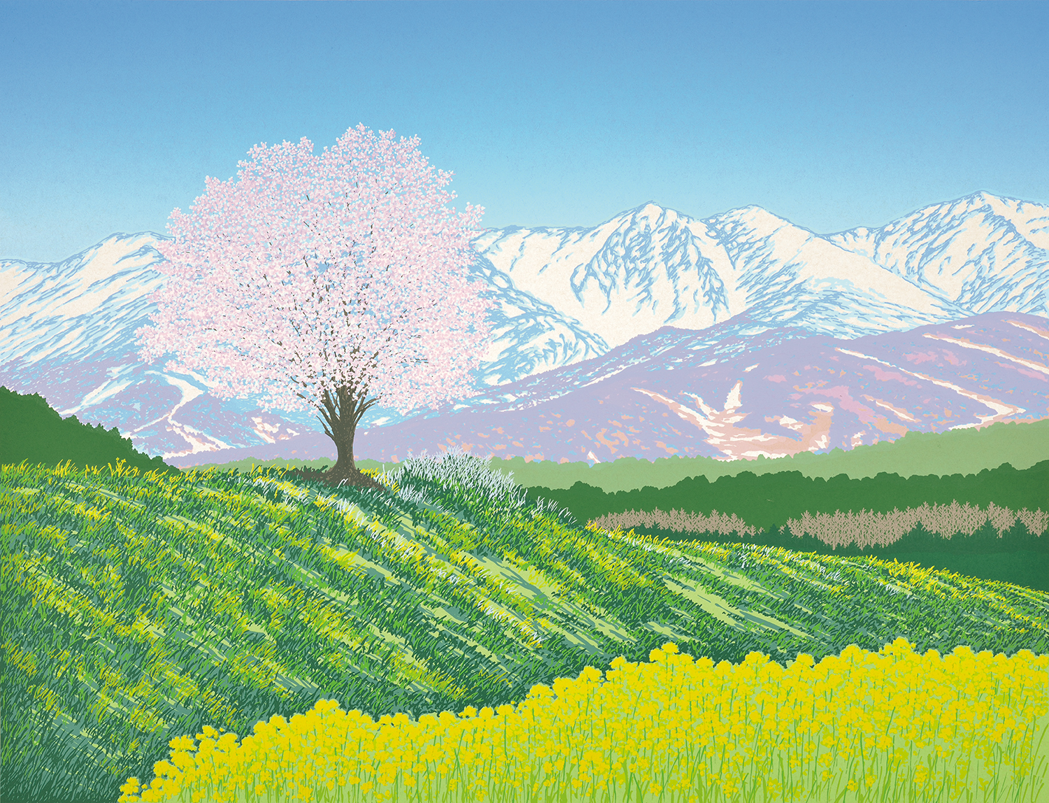 春の旋律 - 版画家 小暮真望