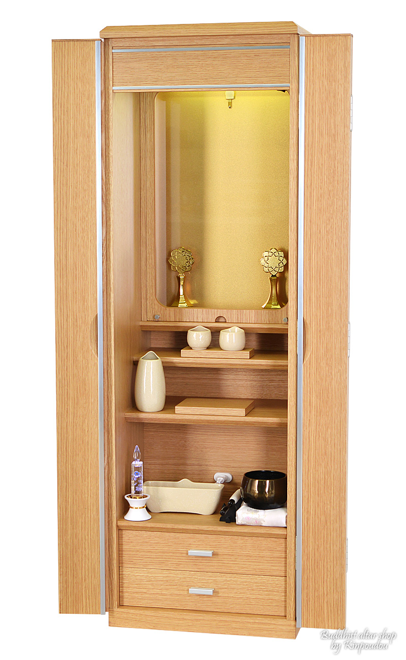 家具調仏壇 ビータ 1250 ナチュラル | 創価学会仏壇＆仏具専門店 SGI仏壇