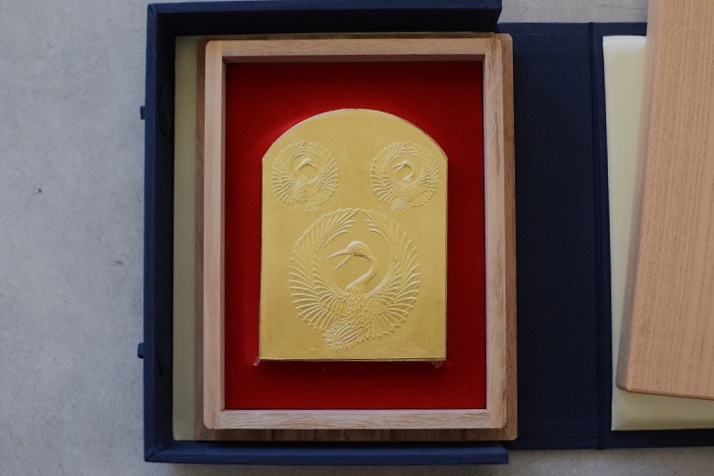 古墨 平成11年製造 鶴 百選墨百種完成記念墨 墨運堂 【セール】【数量