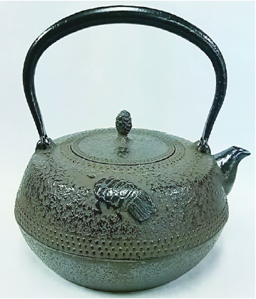 南部鉄器 鉄瓶 鶴亀