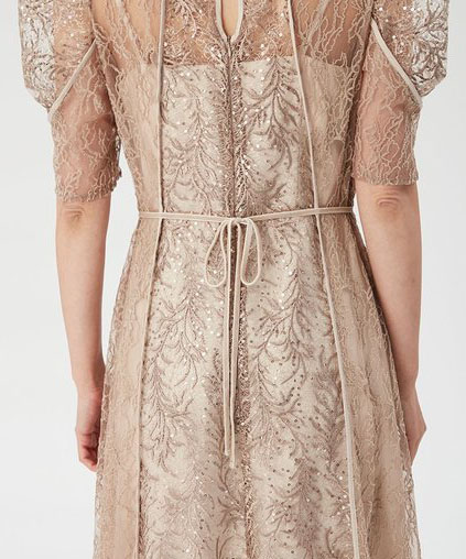 1サイズ】リーフレースパイピングドレス FRAY I.D（フレイアイディー