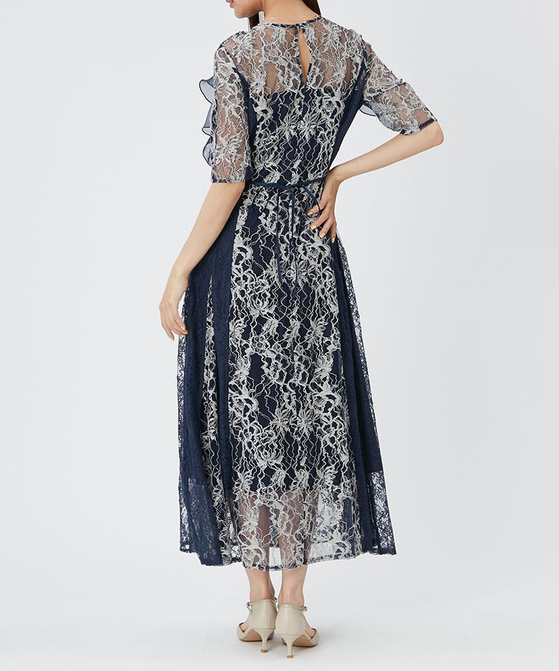 1サイズ】コンビネーションレースフレアドレス FRAY I.D（フレイ