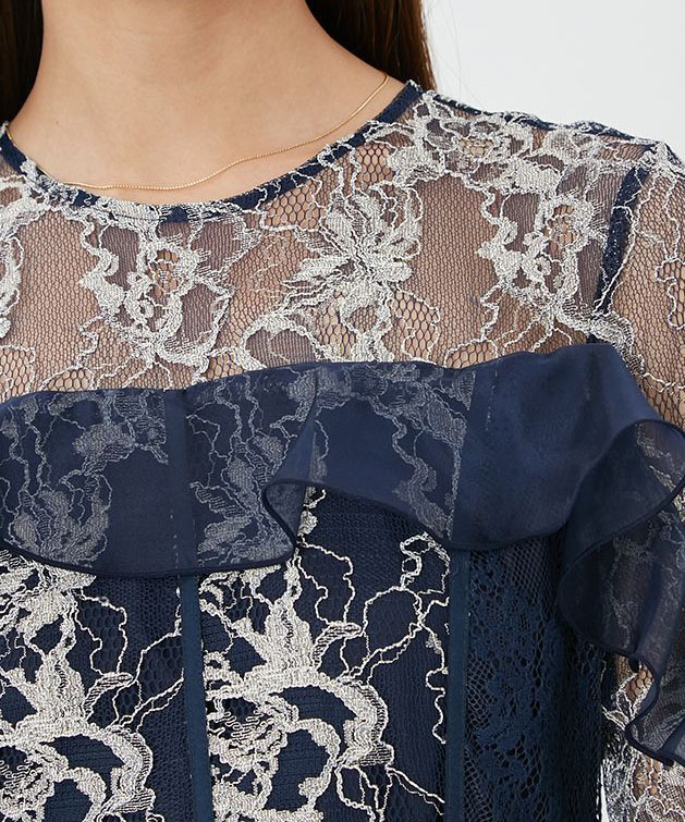 1サイズ】コンビネーションレースフレアドレス FRAY I.D（フレイ