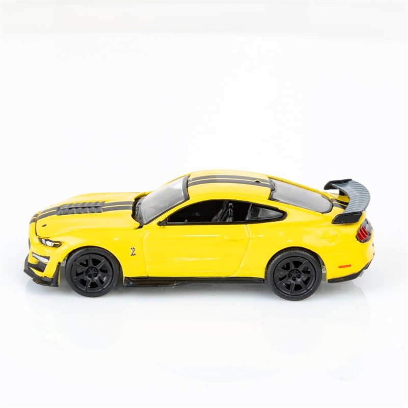 1:64 2021 Ford Mustang-Yellow