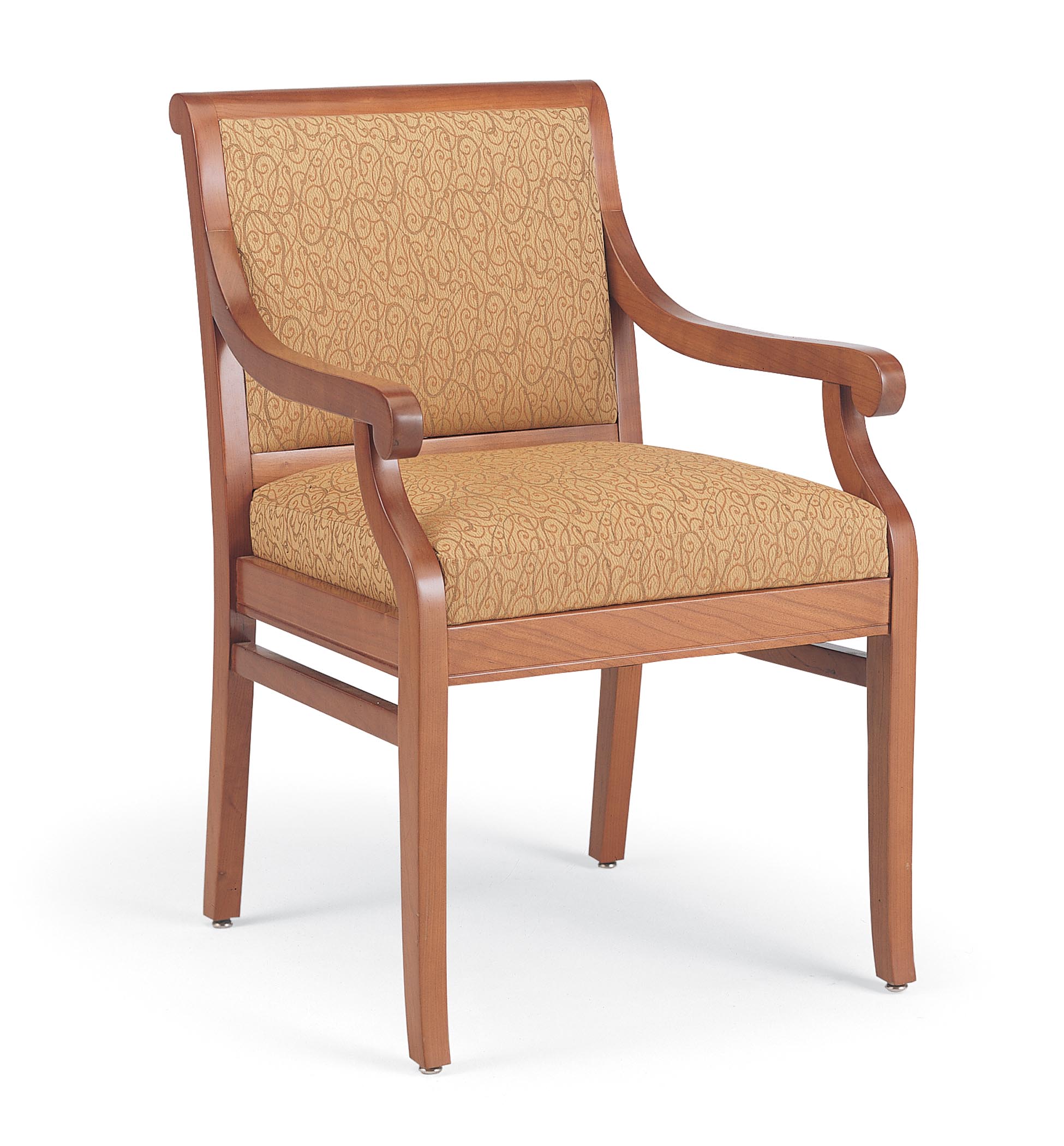 4015 Wood Arm Chair | Shelby Williams