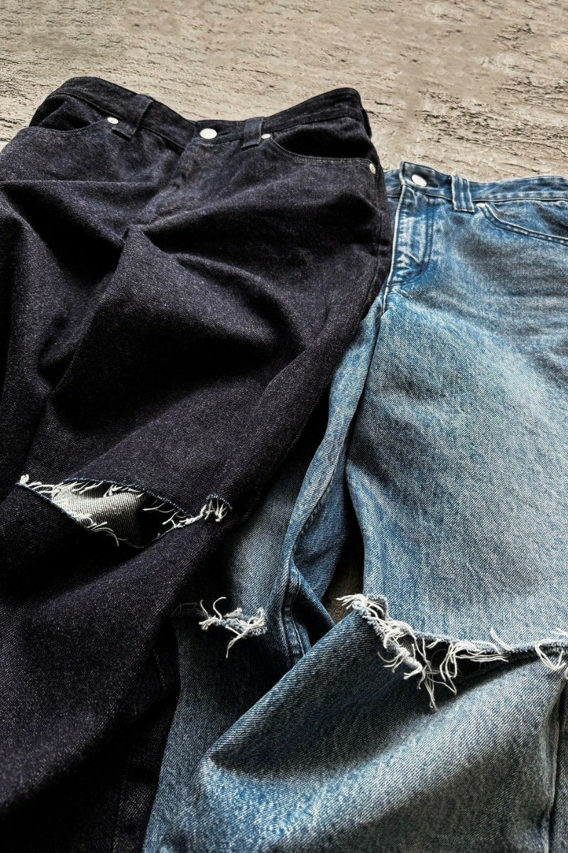 OKAYAMA Crash flare denim. – shéller / シェリエ