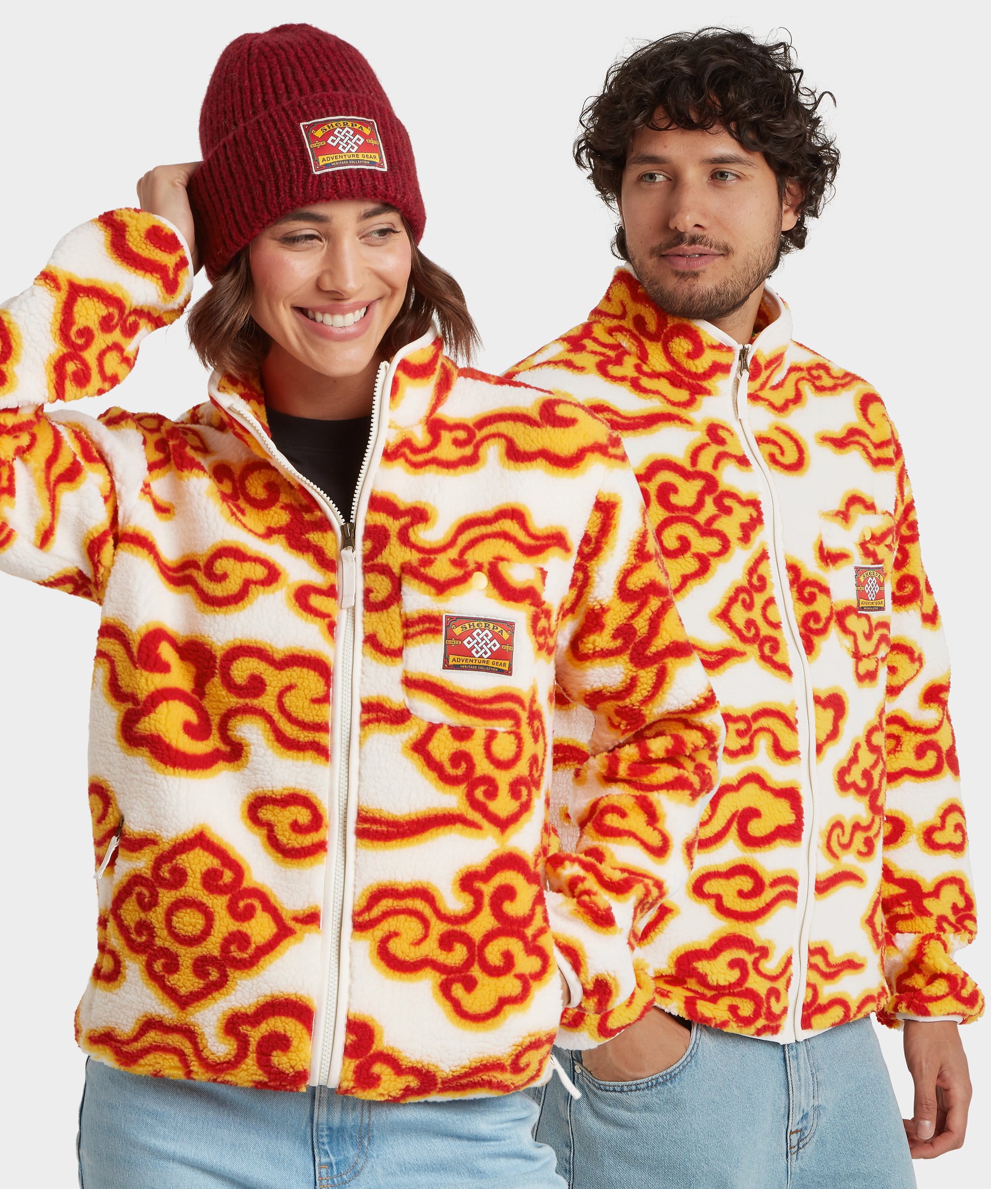 Unisex Tarcho Zip Fleece Cream | Sherpa Adventure Gear