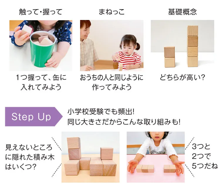 しらきのつみき【知育玩具】 | 七田式公式通販