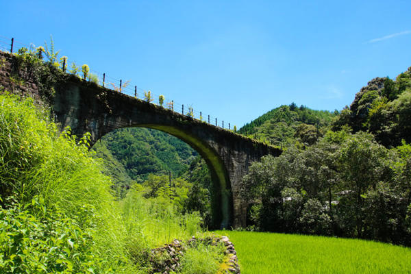 下津井めがね橋｜四万十町のトロッコ列車軌道橋（森林鉄道） | 四銀ルーム