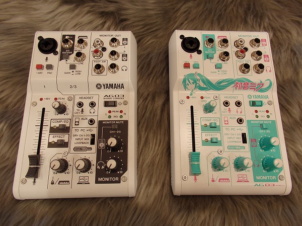 PAミキサー】YAMAHA AG03／AG03－MIKU入荷しました！【新入荷】｜島村