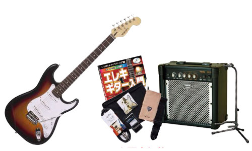 エレキギターをこれからはじめる方に最適！BUSKER'Sエレキギターセット