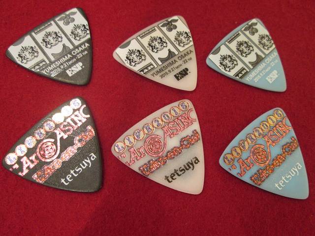 ピック】新入荷！L'Arc～en～Ciel/KEN、tetsuya NEWピック｜島村楽器