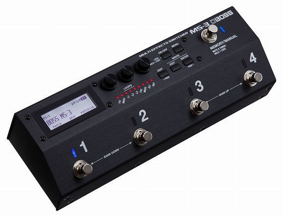 マルチエフェクト搭載の万能スイッチャー BOSS「MS-3」予約受付中
