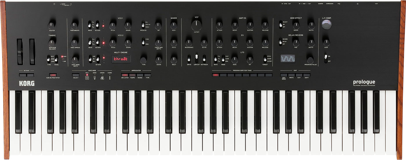新商品：アナログシンセ】KORG prologue 発表！フラグシップ・アナログ